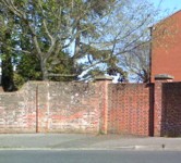 bricked-up double gated entrance