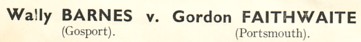Wally Barnes v. Gordon Faithwaite